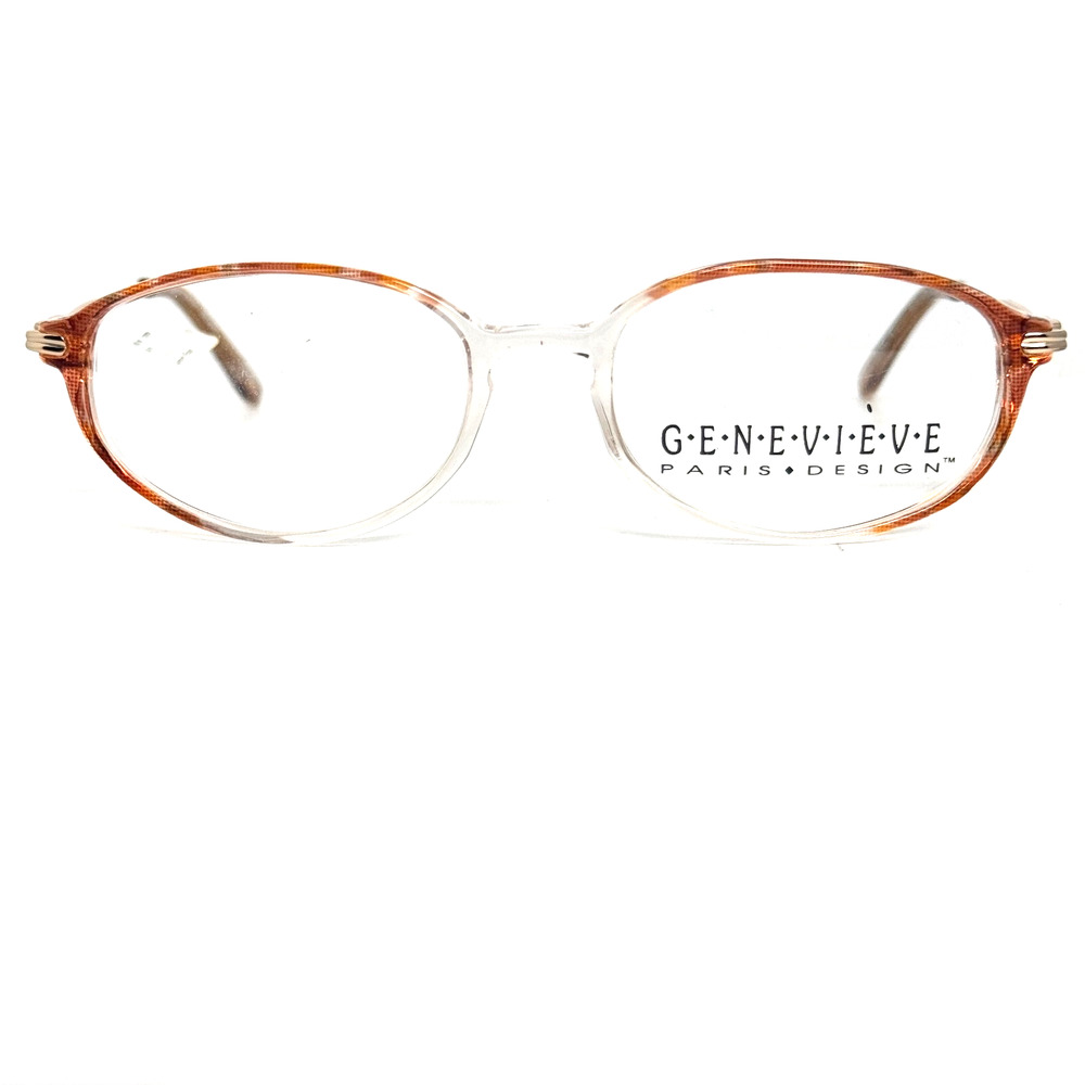Genevieve Paris Design MO Ginger Color Brown 135MM Eyeglass Frame‎ H17022
